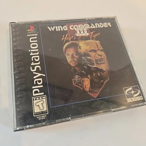 Wing Commander III: Heart of the Tiger (Sony PlayStation 1, 1996) CIB