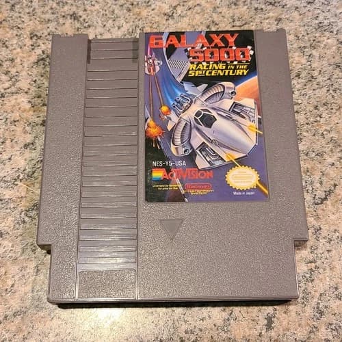 Galaxy 5000: Racing in the 51st Century (Nintendo NES, 1991) Blockbuster (H2)