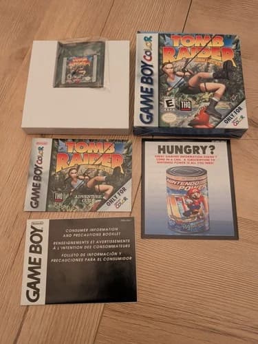 Tomb Raider Starring Lara Croft Game Boy Color GBC Complete in Box CIB