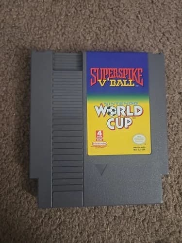 Super Spike V'Ball/World Cup Soccer (Nintendo NES, 1990) Cartridge Only *TESTED*