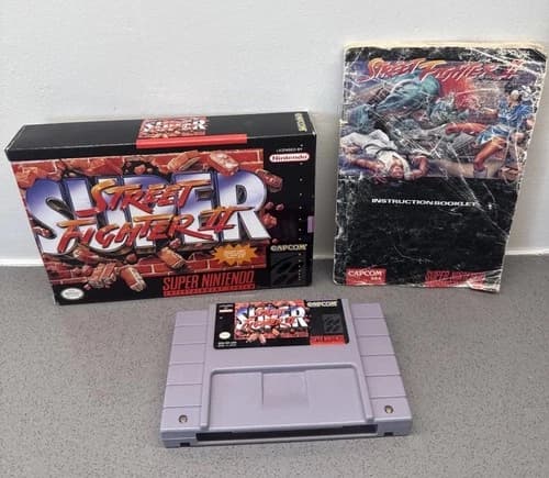 Super Street Fighter 2 (SNES) Super Nintendo CIB Complete Tested