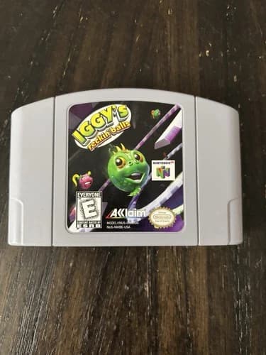 Nintendo 64 N64 Game Only Iggys Reckin Balls