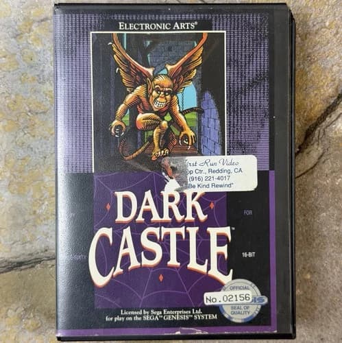 Dark Castle CIB - Sega Genesis **TESTED, SEE DESC**