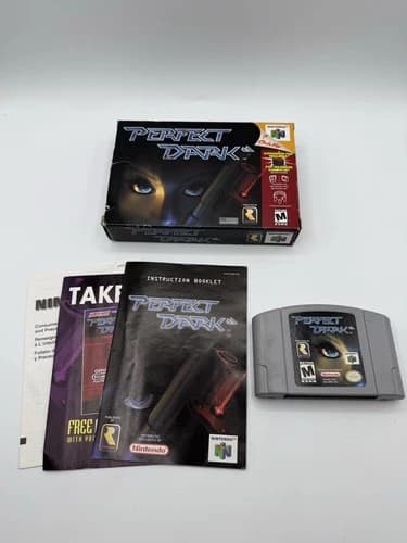 Perfect Dark (Nintendo 64, N64) Complete CIB - Tested