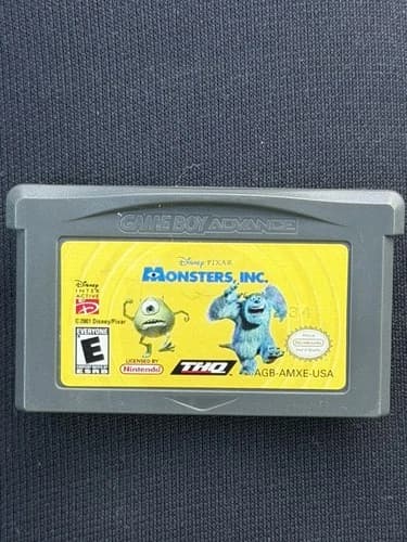 Disney Pixar Monsters Inc Nintendo Gameboy Advance