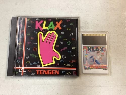 Klax (TurboGrafx-16, 1990) CIB Manual Tested