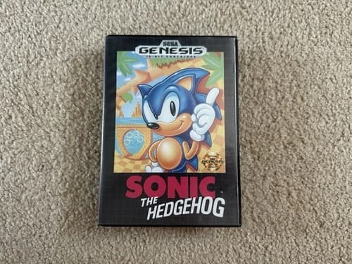 Sonic the Hedgehog (Sega Genesis, 1991) Complete “Tested” EXCELLENT