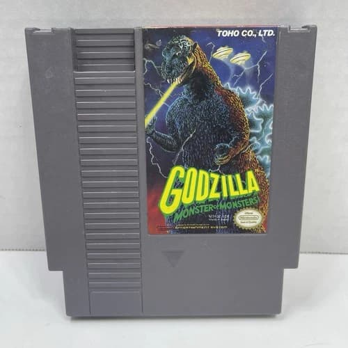 Godzilla Monster Of Monsters Nintendo NES 1988 Video Game Tested Very Good