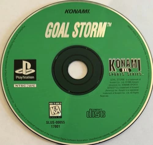 Goal Storm (Sony PlayStation 1, PS1) DISC ONLY | NO TRACKING | M1613