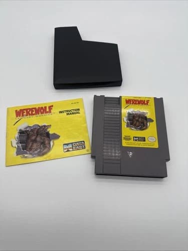 Werewolf: The Last Warrior (with Nintendo Manual ) NES Tested Works! Complete