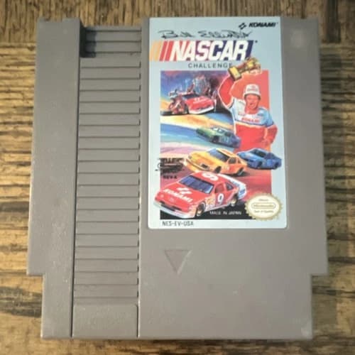 Konami Bill Elliott's NASCAR Challenge Nintendo NES Game Cartridge NTSC-U/C