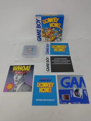 Donkey Kong (Nintendo Game Boy, 1994) Authentic CIB Complete w/ Box, Inserts