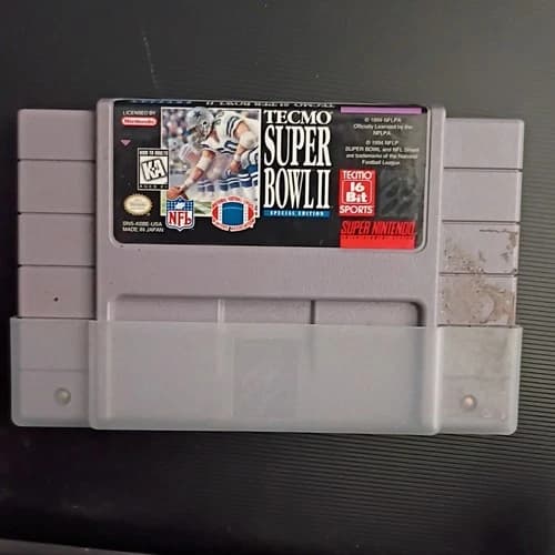 Tecmo Super Bowl II: Special Edition (Super Nintendo, KA, NTSC-U/C, 1994)