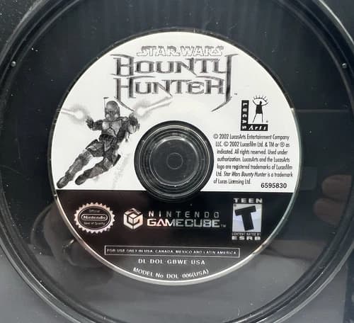 Star Wars Bounty Hunter Nintendo GameCube Disc Only