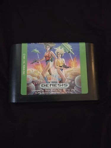 Trouble Shooter Authentic Cartridge Only Sega Genesis 1991 Tested