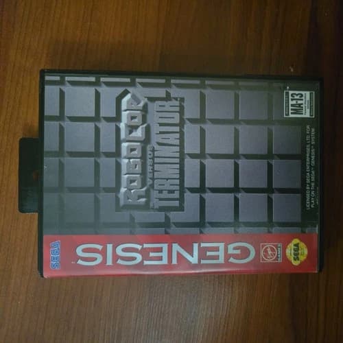 RoboCop vs the Terminator Sega Genesis CIB Complete TESTED
