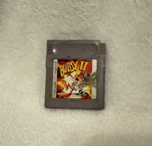 Bubsy II Nintendo Game Boy 1994 Authentic Cartridge Original Label Rare