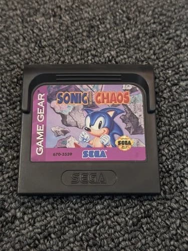 Sonic Chaos Cart Only- SEGA Game Gear Handheld - Good Condition *Tested*
