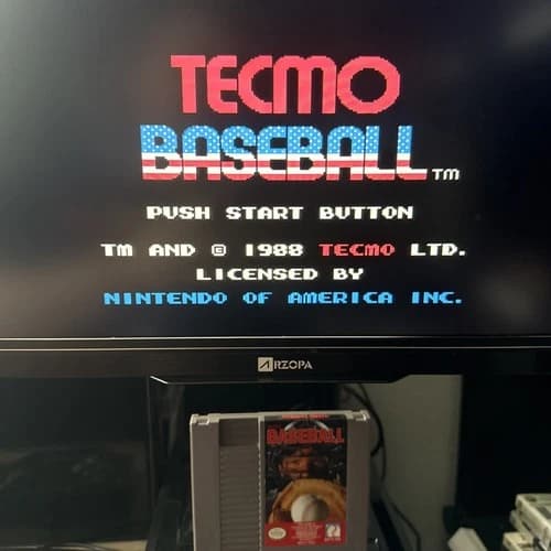 Tecmo Baseball - Nintendo Entertainment System NES