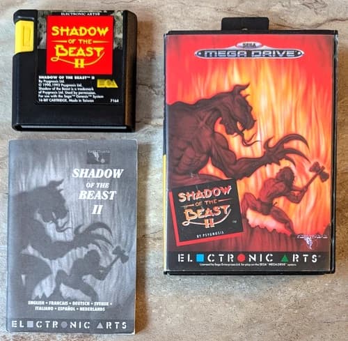 Shadow of the Beast II - 2 - Sega Mega Drive - Game - MEGADRIVE