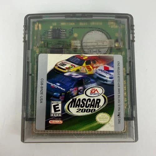 NASCAR 2000 Nintendo Game Boy Color Cartridge Only Tested GBC