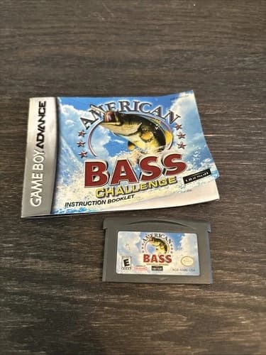 Nintendo Game Boy Advance American Bass Challenge Tested & Working Ubisoft 2001