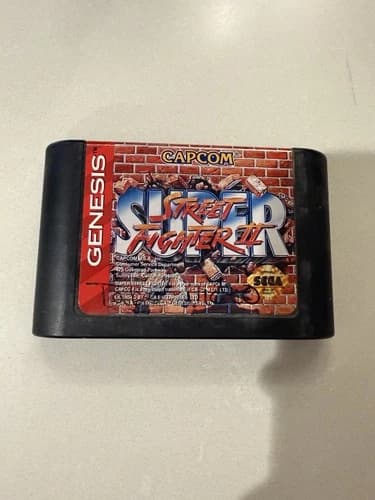 Super Street Fighter 2 II (Sega Genesis, 1994) AUTHENTIC! TESTED!