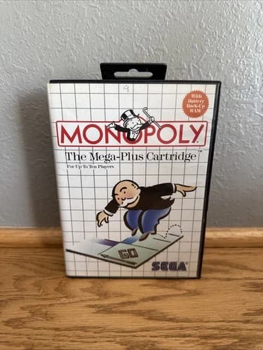 Monopoly Sega Master System SMS Complete CIB