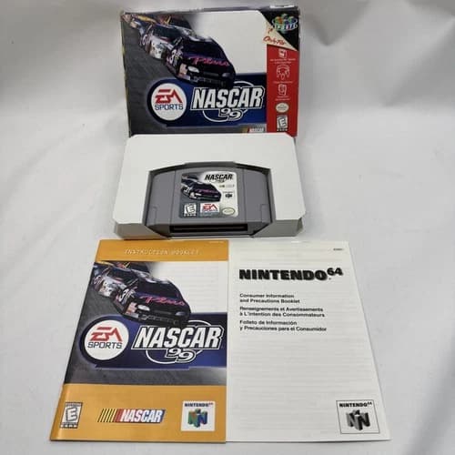 NASCAR 99 N64 Complete CIB Nintendo 64