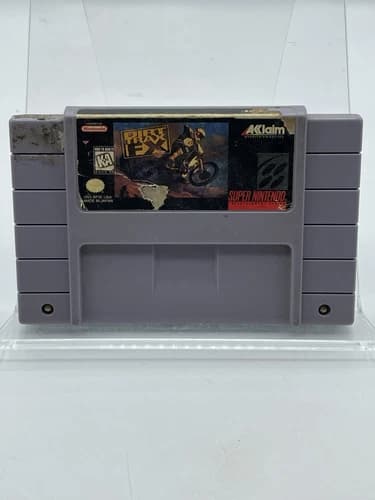 Dirt Trax FX Snes Super Nintendo Cleaned Tested Authentic Acclaim Racing