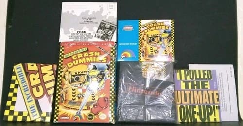 The Incredible Crash Test Dummies (1993)(Nes) CIB. All Inserts. Free Shipping!!!