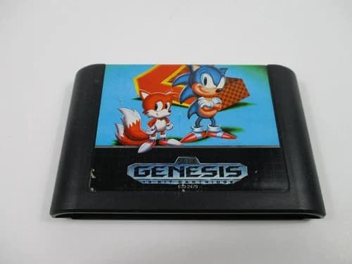 SONIC THE HEDGEHOG 2 Sega Genesis Game Cartridge Authentic!