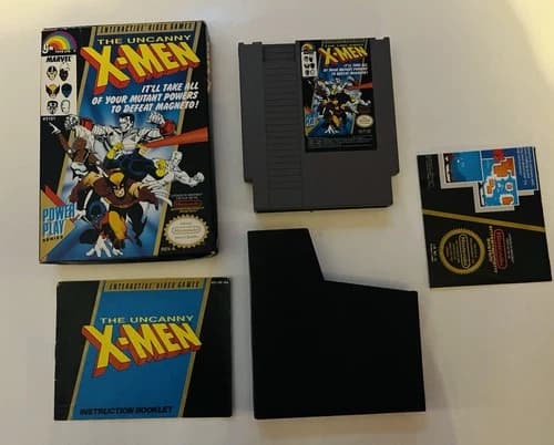 The Uncanny X-Men Nintendo 1989 Complete NES CIB