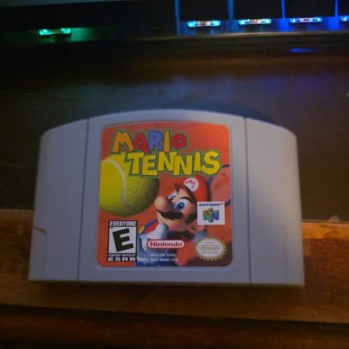 Mario Tennis N64 (Nintendo 64, 2004) Authentic Tested Working Cartridge Only