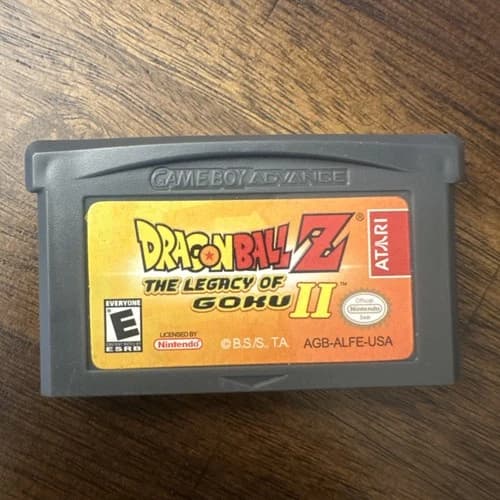 Dragon Ball Z: The Legacy of Goku II 2 game boy advance sp