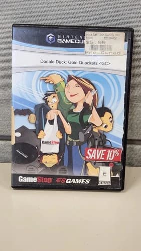 Donald Duck Goin Quackers GameCube Nintendo Game DISC ONLY Tested Working
