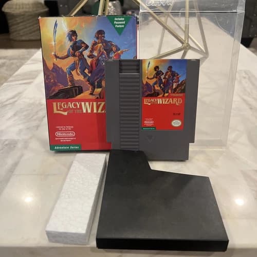 Legacy of the Wizard NES Nintendo 1989 Tested Authentic Almost CIB Game
