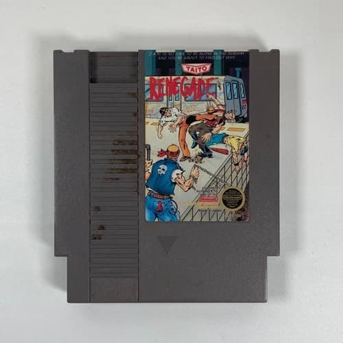 Renegade NES Nintendo Entertainment System Authentic Cartridge Only