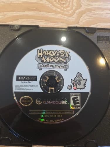 B6 Harvest Moon: Magical Melody (Nintendo GameCube, 2006) Disc Only Tested Clean