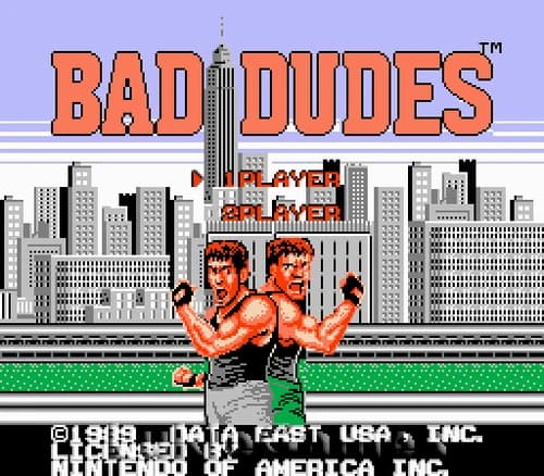Bad Dudes - 2 Player Fun NES Nintendo Game