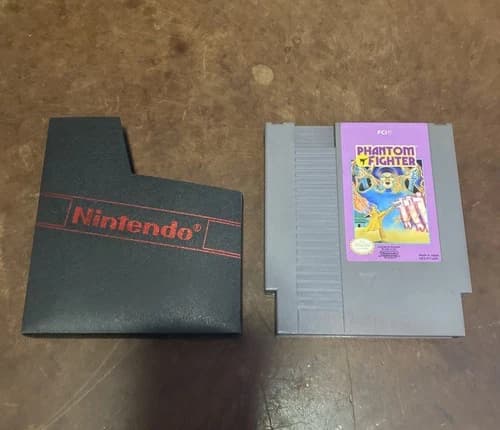 Phantom Fighter NES Game Cartridge (Nintendo Entertainment System)