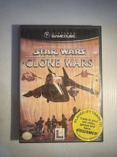 Star Wars: The Clone Wars (Nintendo GameCube, 2002) Complete CIB Tested
