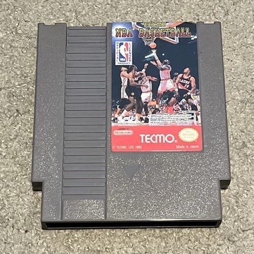 Tecmo NBA Basketball Nintendo Entertainment System NES Cartridge Only Tested