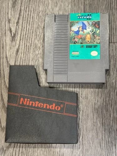 Adventure Island 2 (Nes, Nintendo Entertainment System) Tested and Working!