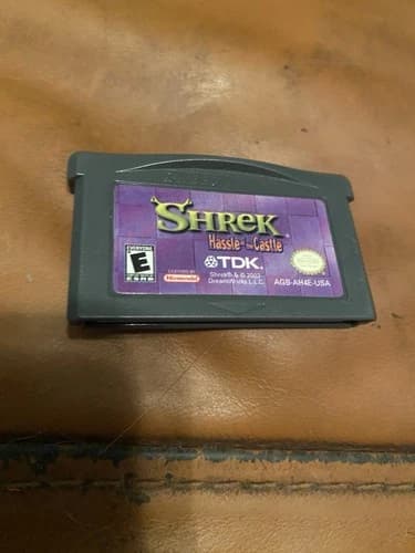 Shrek: Hassle at the Castle GameBoy Advance Cart Only - (See Pics)