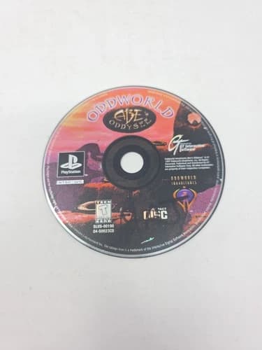 Oddworld Abes Oddysee PlayStation 1 PS1 Disc Only Loose Disc Tested