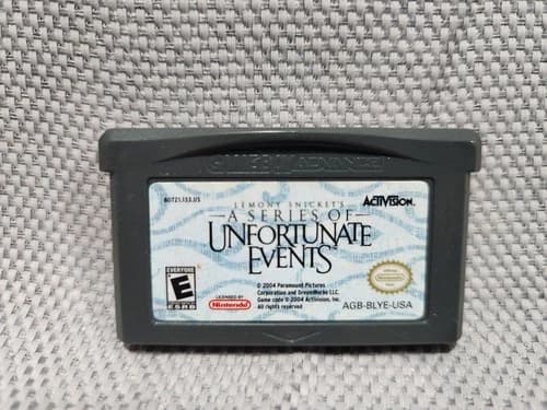 Lemony Snicket's A Series of Unfortunate Events Nintendo Game Boy Advance GBA
