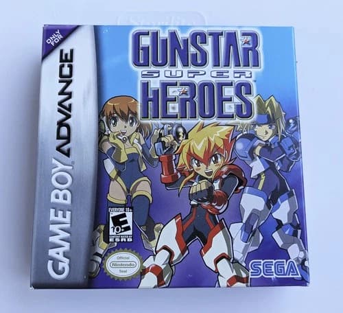 Nintendo Game Boy Advance GBA Gunstar Super Heroes CIB