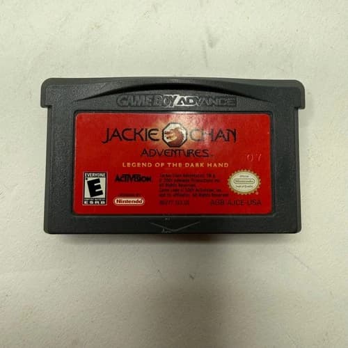 Jackie Chan Adventures Legend of the Dark Hand Nintendo Game Boy Advance GBA