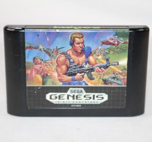 MERCS Sega Genesis Cart Only Authentic! Very Good Condition! Tested! NICE!
